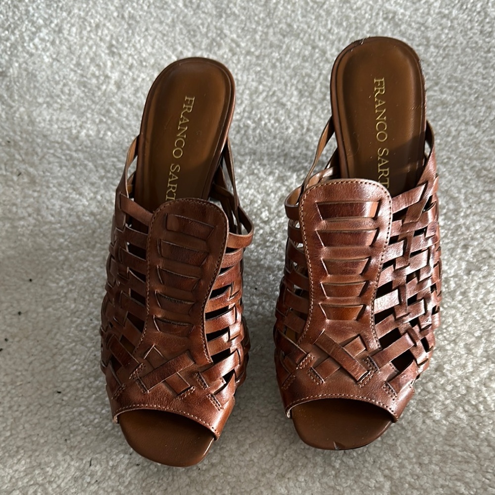 FRANCO SARTO leather mules
